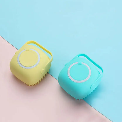 Silicone Bath Massage Gloves for Dogs and Cats