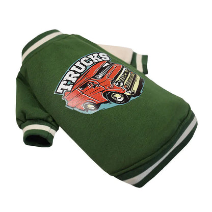 French Fighting Pugs Fleece Sweater for Medium Dogs