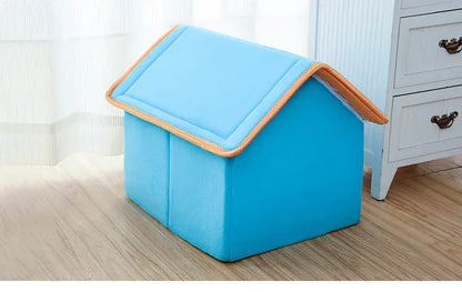 Pet Bed for Cats and Dogs, Washable Folding Design