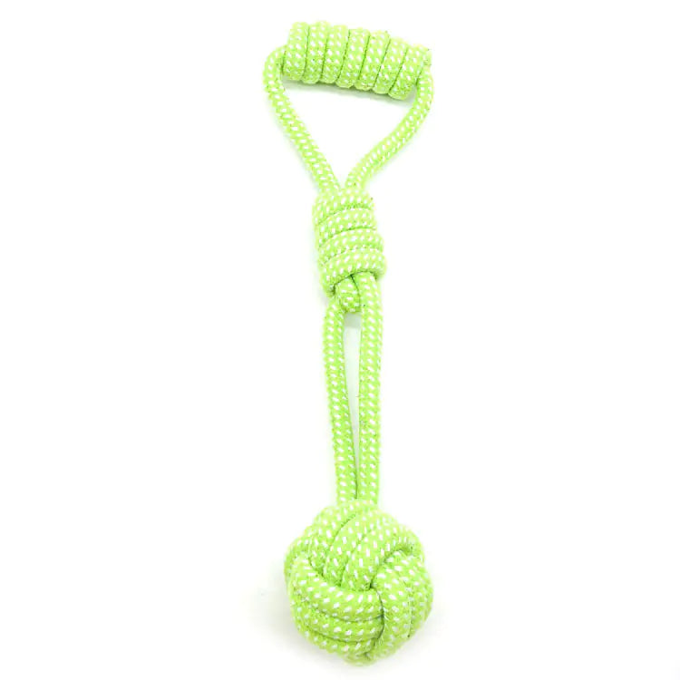 Dog Rope Ball Toy for Medium to Large Dogs (Random Color)